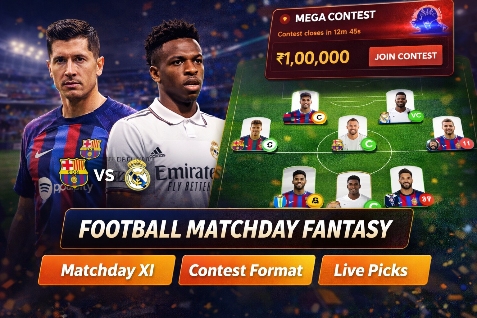 ballebaazi football lineup risk check